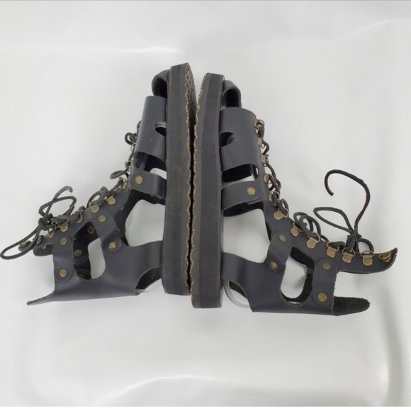 ARMY NAVY French Surplus Leather Combat Sandals - Picture 7 of 10
